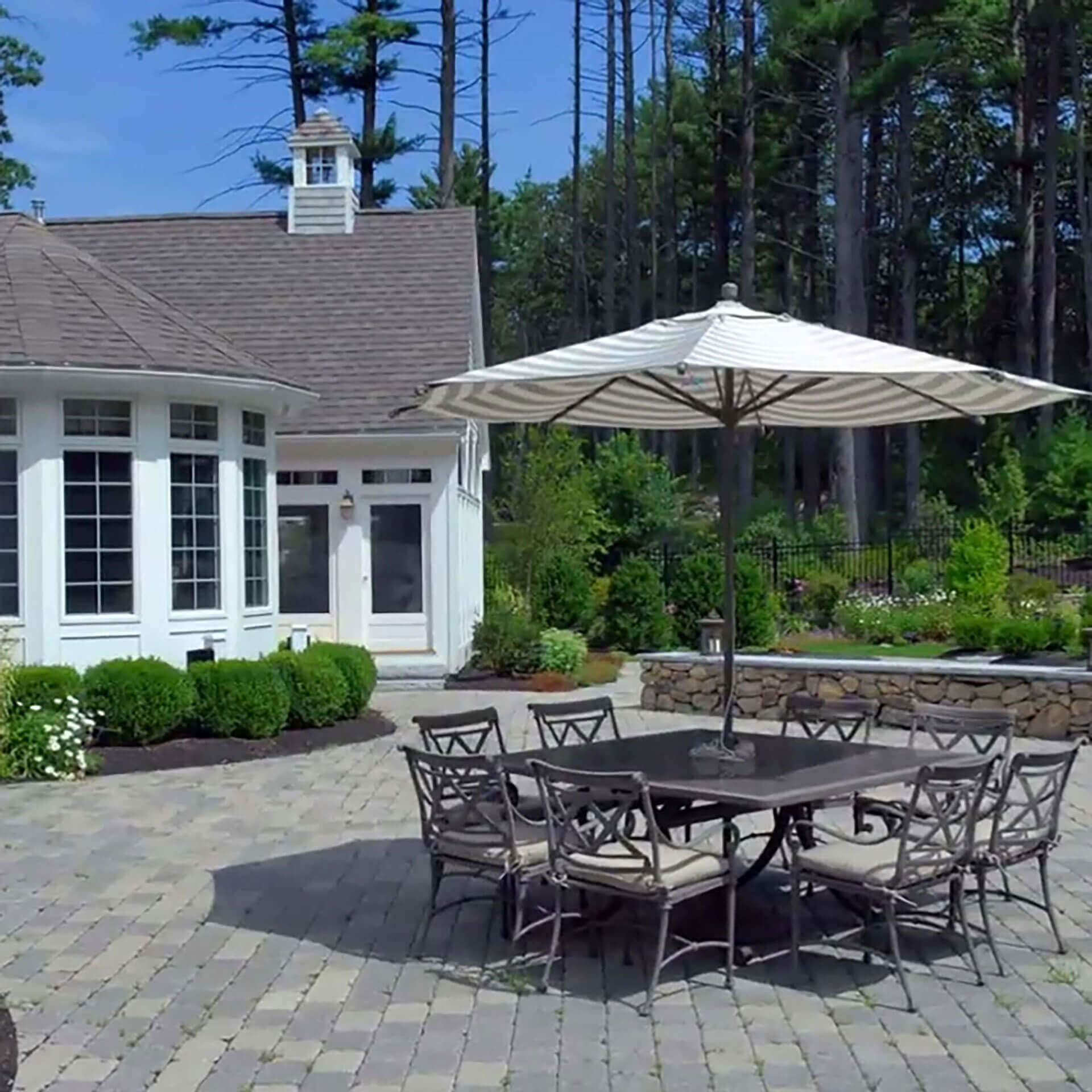 miniimal sleek patio design by A-Z Landscaping LLC